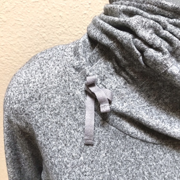 Cowl Neck Knit Heather Grey Sweater Shirt. Size Medium St. Johns Bay. NW… - Picture 3 of 10